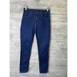 Levis Jeans Womens 26 Blue Skinny High Rise Stretch Denim 18882-0324 Classic‎